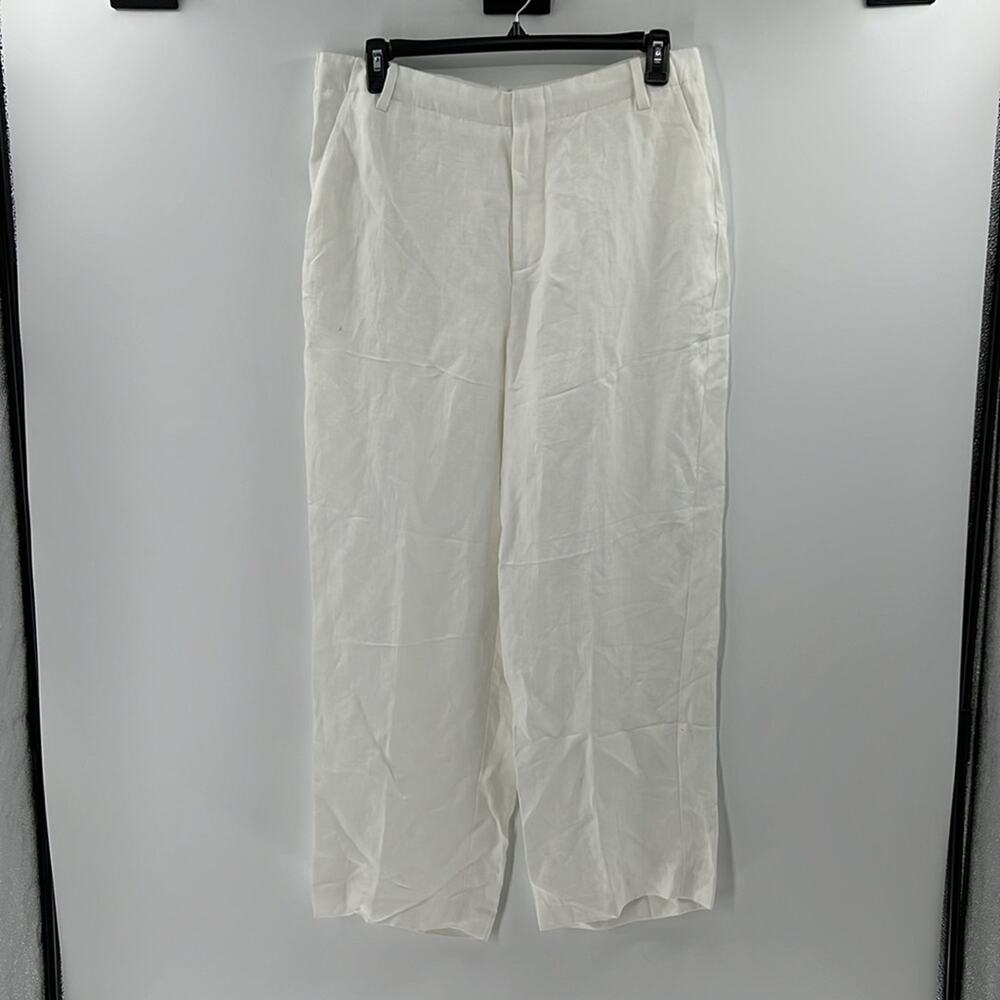 Madewell Women's Elevated Linen Pants - White - 16 - NWOT